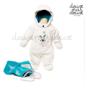 Deux par Deux Baby Snowsuit Set 18 Months with Matching Accessories